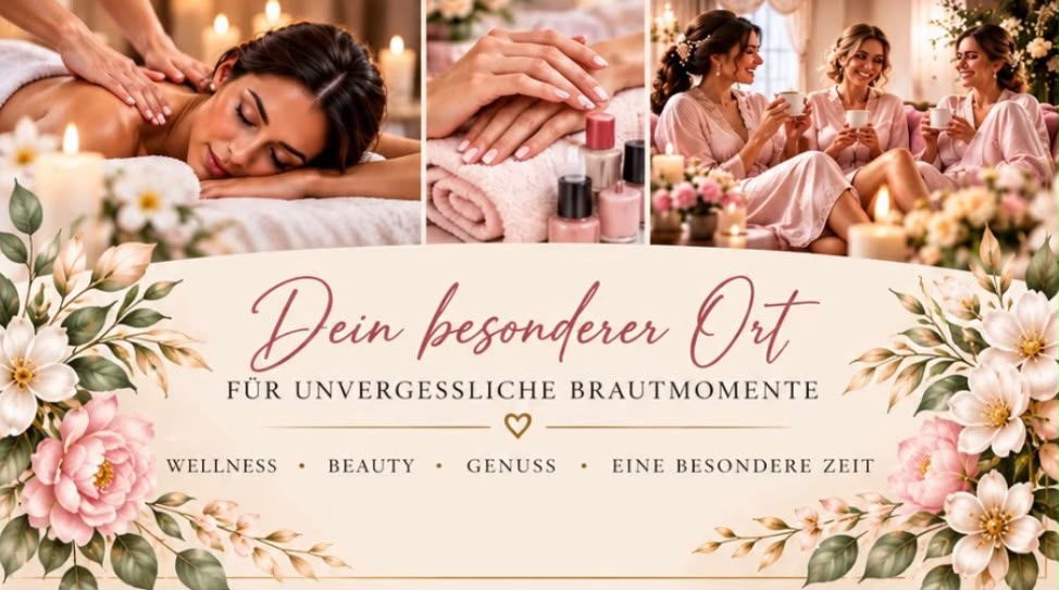 Braut bei einem Wellness-Moment vor dem großen Tag