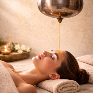 Shirodhara - ayurvedischer Stirnguss  60 min